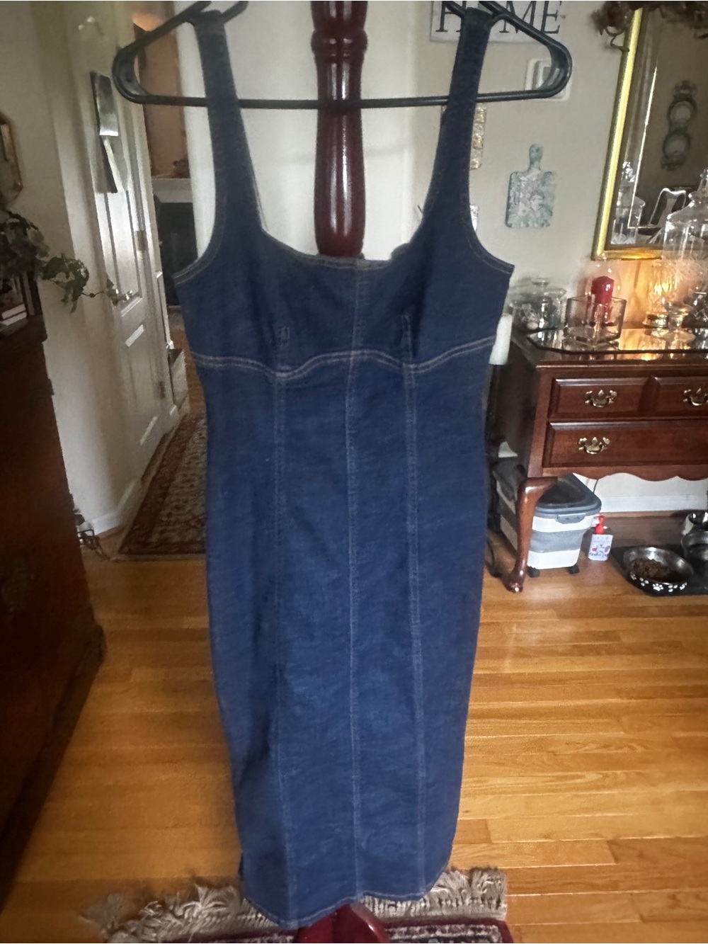 wild fable Dark Blue Denim Dress